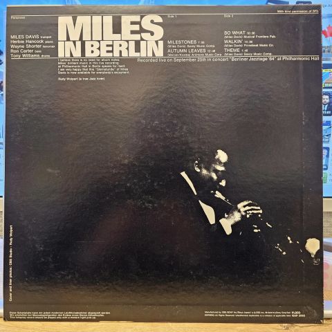 Miles Davis – Miles In Berlin LP PLAK