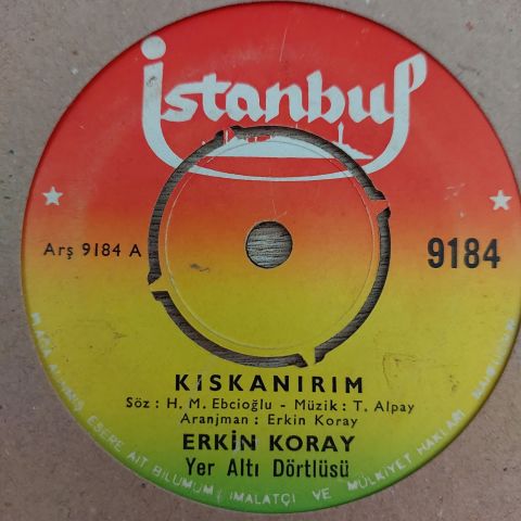 Erkin Koray – Kıskanırım 45LİK PLAK
