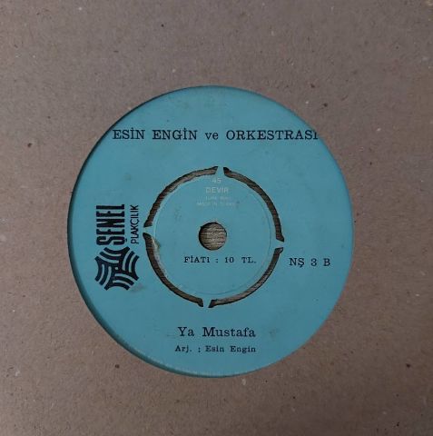 Esin Engin Orkestrası – Avare / Ya Mustafa 45LİK PLAK