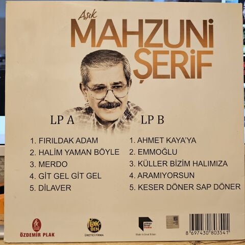 AŞIK MAHZUNİ ŞERİF - FIRILDAK ADAM LP PLAK