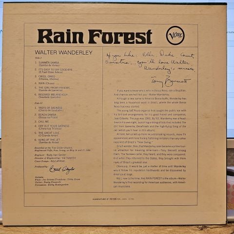 Walter Wanderley – Rain Forest LP PLAK