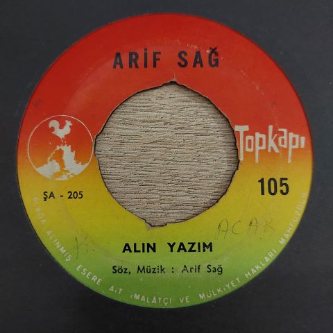 ARİF SAĞ - GURBET TRENİ 45LİK PLAK