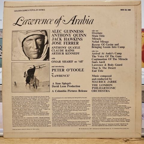 Maurice Jarre, The London Philharmonic Orchestra – Lawrence Of Arabia—Original Soundtrack Recording LP PLAK