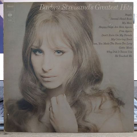 Barbra Streisand – Barbra Streisand's Greatest Hits LP PLAK