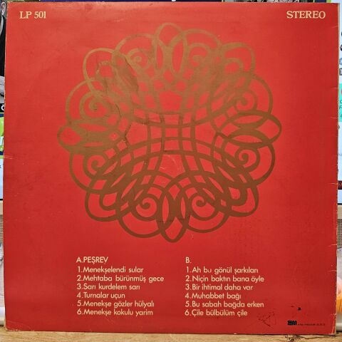 Safiye Ayla – 1974 Konserlerinden Seçmeler LP PLAK