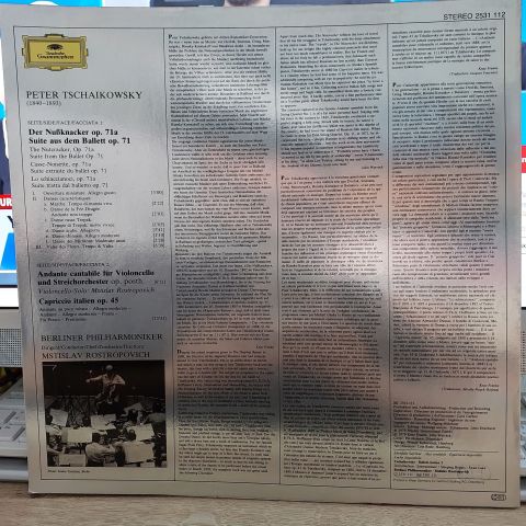 Tschaikowsky* – Berliner Philharmoniker · Rostropovich* – Ballett-Suiten 1 LP PLAK