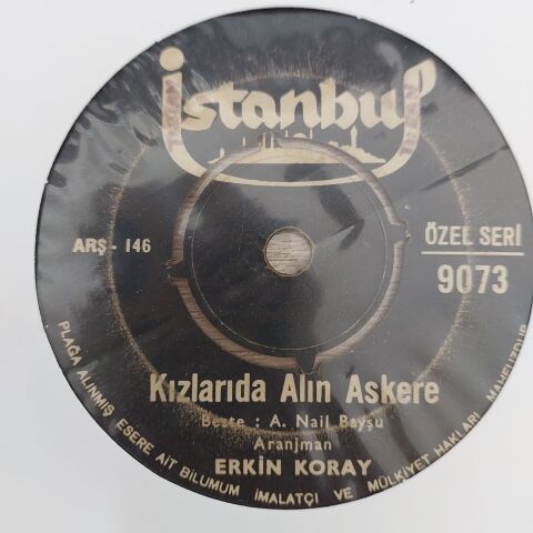 Erkin Koray – Kızlarıda Alın Askere / Aşk Oyunu 45LİK PLAK