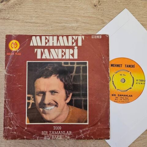 Mehmet Taneri – Bir Zamanlar / Bil Bakalım 45LİK PLAK