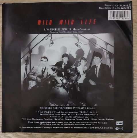 Talking Heads – Wild Wild Life 45LİK PLAK