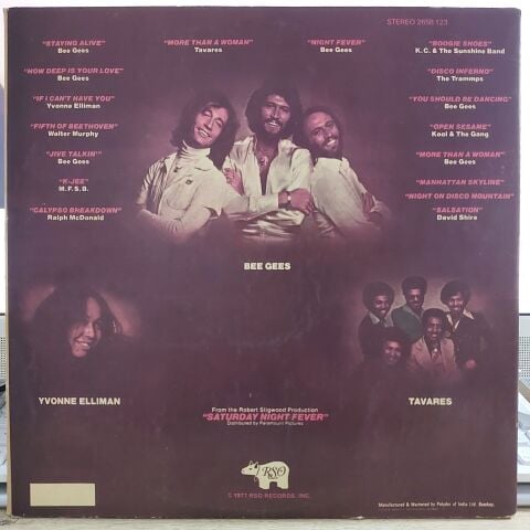 Various – Saturday Night Fever (The Original Movie Sound Track) LP PLAK