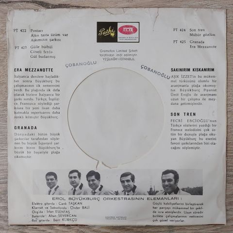 Erol Büyükburç – Gözlerime İyice Bak / Kırık Kalp 45LİK PLAK