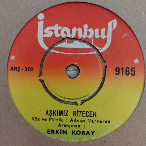 Erkin Koray – Kendim Ettim Kendim Buldum / Aşkımız Bitecek 45LİK PLAK