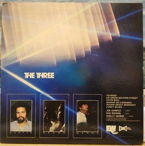 Joe Sample / Ray Brown / Shelly Manne – The Three LP PLAK