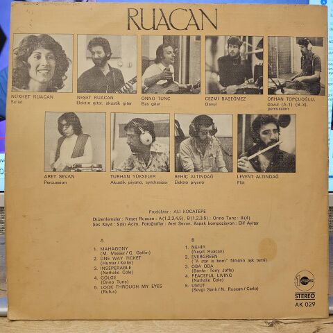 Nükhet Ruacan – Ruacan LP PLAK