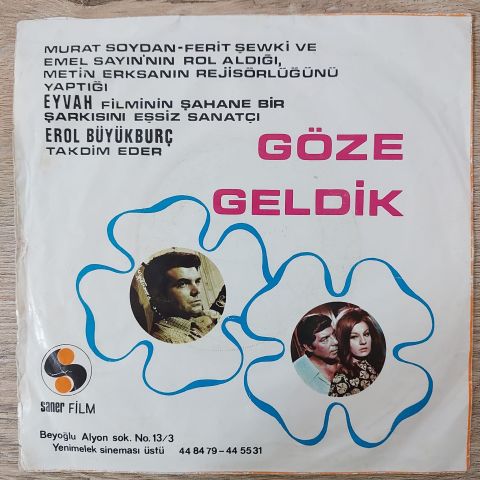 Erol Büyükburç – Avare Aşık / Göze Geldik 45LİK PLAK