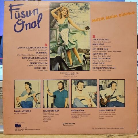 Füsun Önal – Müzik Benim Dünyam LP PLAK