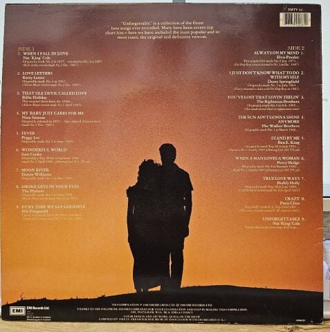 Various – Unforgettable (18 Classic Songs Of Love) LP PLAK