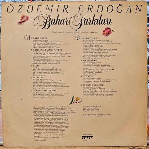 Özdemir Erdoğan – Bahar Şarkıları LP PLAK