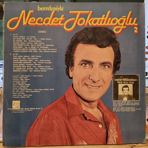 Necdet Tokatlıoğlu – Besteleriyle Necdet Tokatlıoğlu 2 LP PLAK