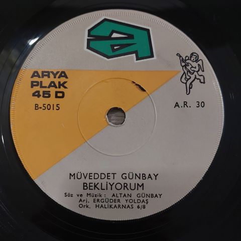 MÜVEDDET GÜNBAY - BEKLİYORUM 45LİK PLAK