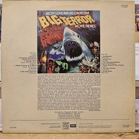 Geoff Love And His Orchestra – Big Terror Movie Themes LP PLAK