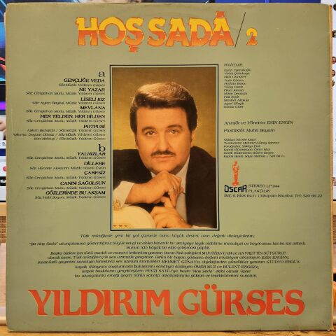 Yıldırım Gürses – Hoş Sada 2 LP PLAK