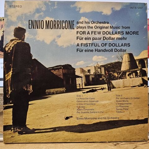 Ennio Morricone – Music From The Original Sound Tracks Of ''A Fistful Of Dollars'' & ''For A Few Dollars More'' LP PLAK...