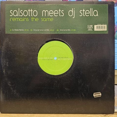 Salsotto Meets DJ Stella – Remains The Same LP PLAK