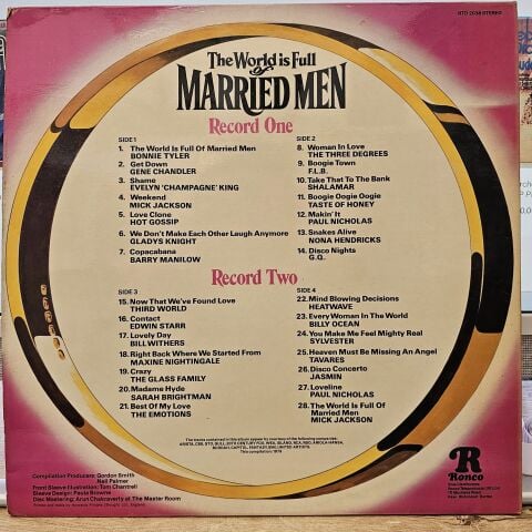 Various – The World Is Full Of Married Men, Disco Hits From The Film Soundtrack LP PLAK