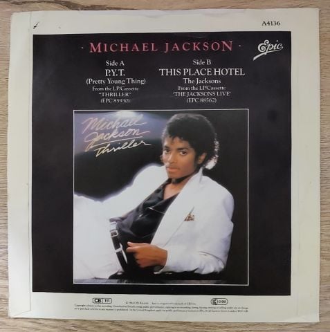 Michael Jackson – P.Y.T. (Pretty Young Thing) 45LİK PLAK