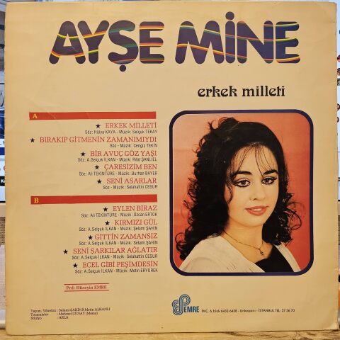 Ayşe Mine – Erkek Milleti LP PLAK