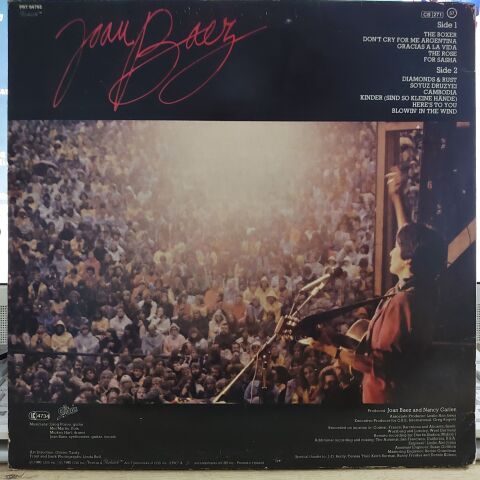 Joan Baez – Europa Tournee LP PLAK