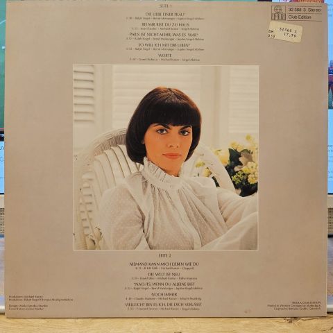 Mireille Mathieu – Die Liebe Einer Frau LP PLAK