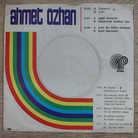 AHMET ÖZHAN - KIR ÇİÇEĞİ 45LİK PLAK