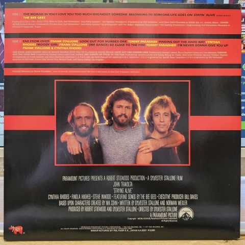 Various – The Original Motion Picture Soundtrack - Staying Alive LP PLAK