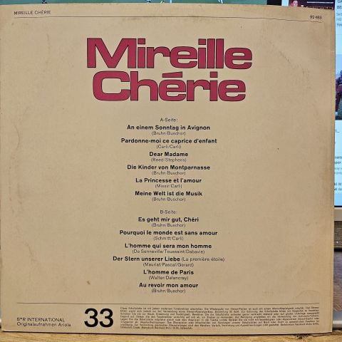 Mireille – Mireille Chérie LP PLAK