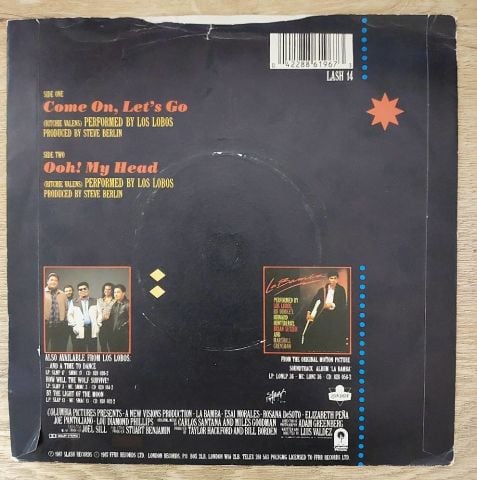 Los Lobos – Come On, Let's Go 45LİK PLAK