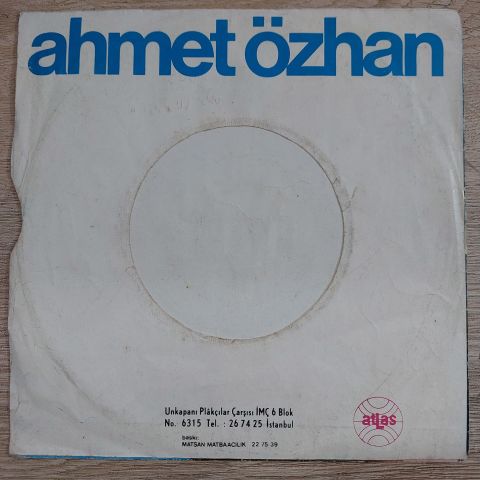 AHMET ÖZHAN - BAK YEŞİL YEŞİL 45LİK PLAK