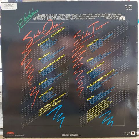 ÇEŞİTLİ SANATÇILAR - FLASHDANCE  LP PLAK