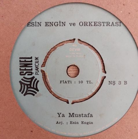 Esin Engin Orkestrası – Avare / Ya Mustafa 45LİK PLAK