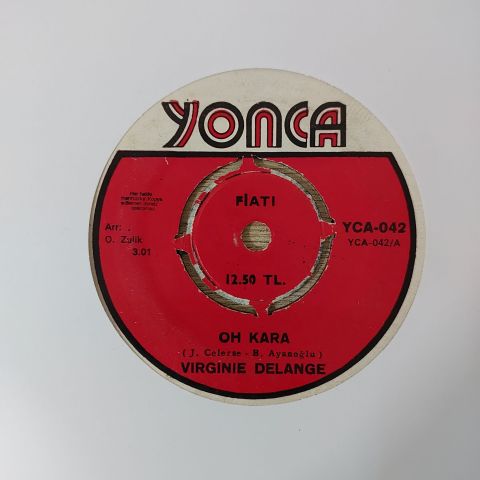 Virginie Delange – Oh Kara / Lady Belle 45LİK PLAK