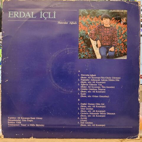 Erdal İçli – Hatıralar Ağladı LP PLAK