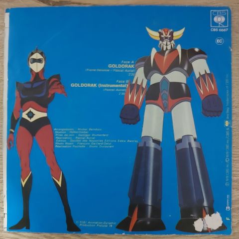 Noam – Goldorak (Chanson Originale Du Feuilleton TV) 45LİK PLAK