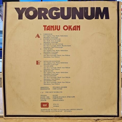 Tanju Okan – Yorgunum LP PLAK