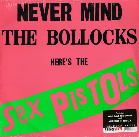 Sex Pistols – Never Mind The Bollocks Here's The Sex Pistols LP PLAK