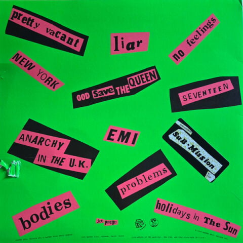 Sex Pistols – Never Mind The Bollocks Here's The Sex Pistols LP PLAK