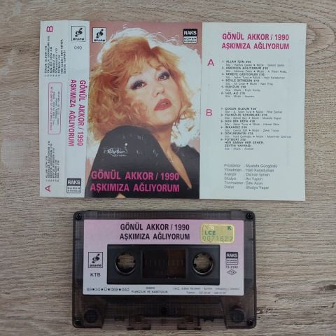 GÖNÜL AKKOR - 1990 AŞKIMIZA AĞLIYORUM KASET