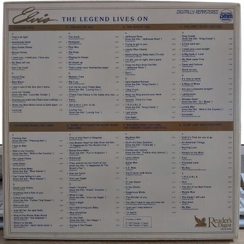 Elvis* – The Legend Lives On LP PLAK