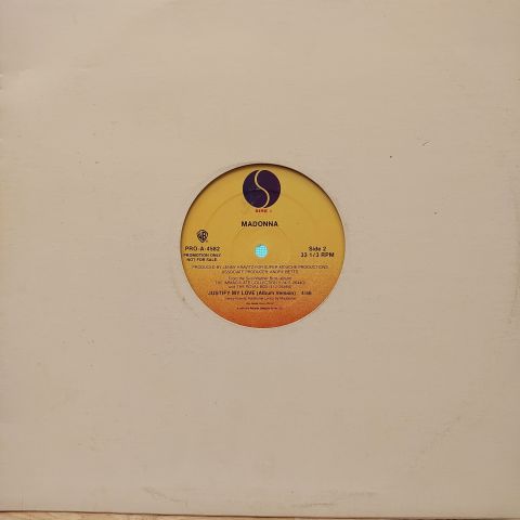 Madonna – Justify My Love LP PLAK