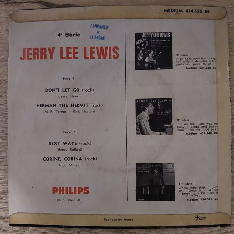 Jerry Lee Lewis – Don't Let Go 45LİK PLAK